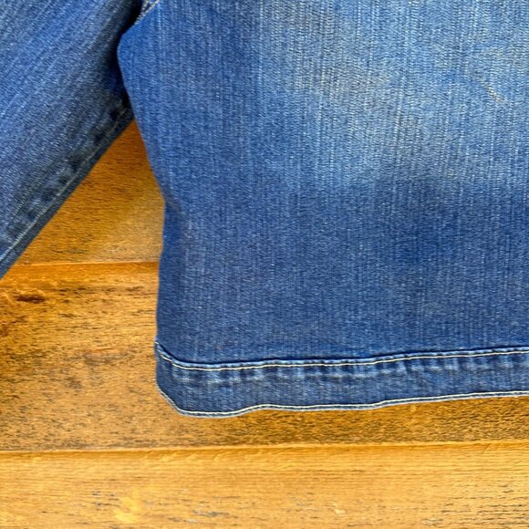 Children’s Place Dark Blue Button Up Denim Girls Jean Jacket Size 16 - Picture 11 of 12